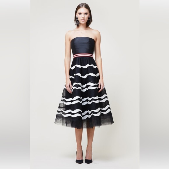 Sachin & Babi Alexi Strapless Dress, Black, 0 - Picture 1 of 14